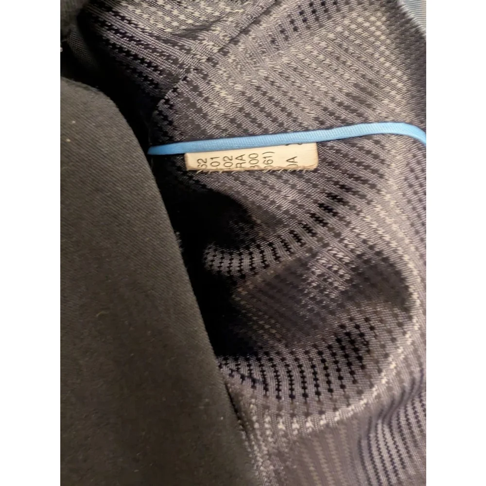 Men's ZARA Black Blazer 40L with Blue Lining